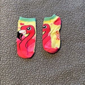Flamingo socks barely worn